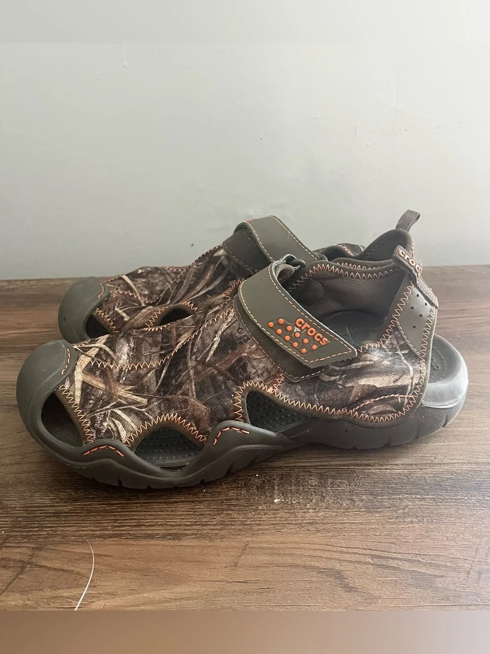 Crocs Swiftwater Realtree Max 5 Sandal Size 11 Men’s